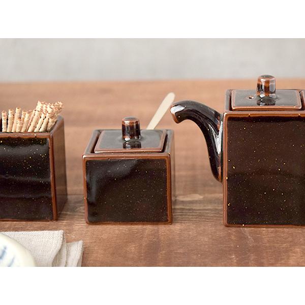 京都七味屋、七味屋和食七味入れさし・皿セットアンティーク