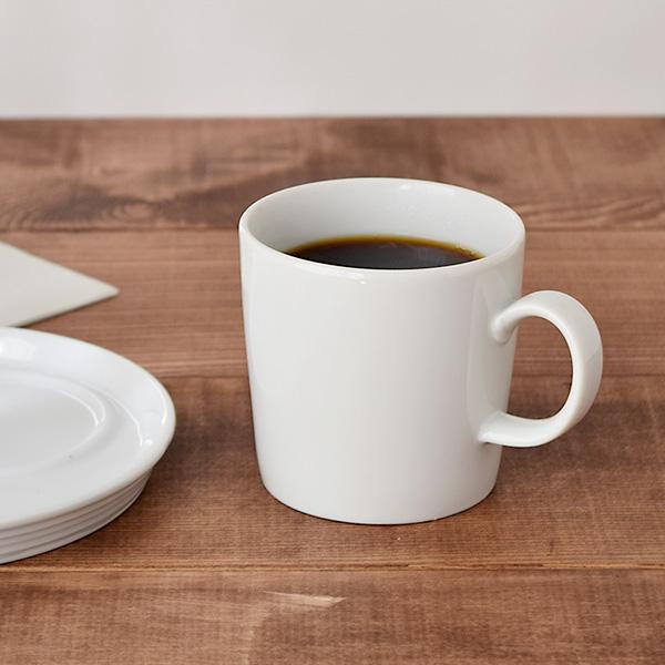 CAFEランチセット プレート22cm+マグ ホワイト 食器セット お皿 ワン