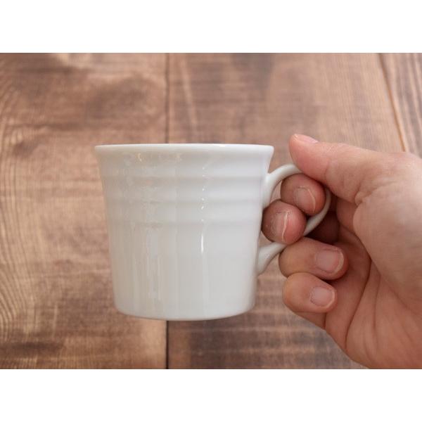 コーヒーカップ＆ソーサー ボーダー ホワイト コーヒーマグ カップ
