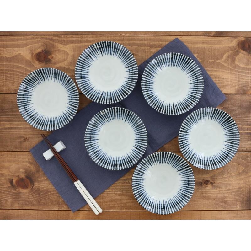 浅小鉢 6個セット 食器セット 14cm 千段十草 和食器 : EAST table 2号