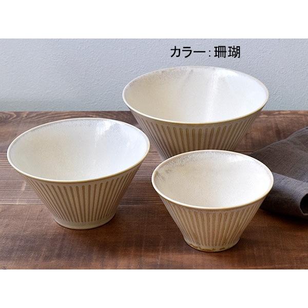 和食器 台形マルチボウル 彫十草 3サイズセット 選べるカラー 送料込み