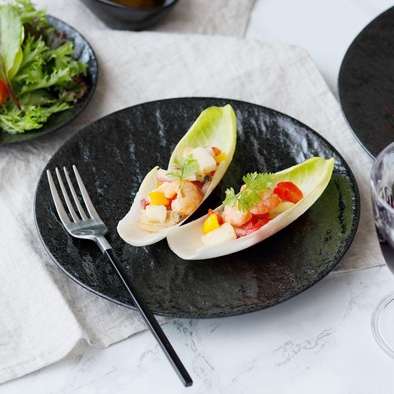 スレート調プレート5サイズセット 送料無料磁器 日本製 美濃焼 
