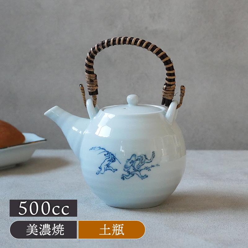 鳥獣戯画茶器セット　急須　湯呑み　有田焼 お茶入れ 小物入れ 柄物 鳥獣戯画茶器セット 急須 湯呑み 有田焼 お茶入れ 小物入れ 柄物