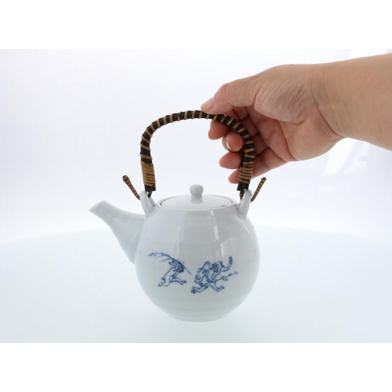 土瓶 500cc 鳥獣戯画 急須 ポット 茶器 ティーポット 日本茶 ドリンク