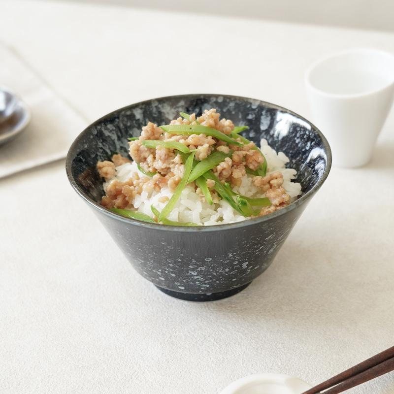 ラーメンどんぶり ＆ 小丼 13cm 2人用 4点セット 2サイズ×各2点 細雪