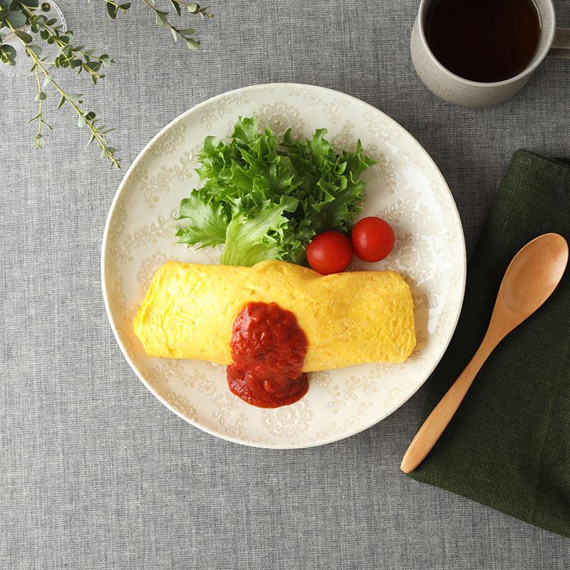大皿＆中皿 2人用 4点セット ロイヤルレース 食器セット セット食器