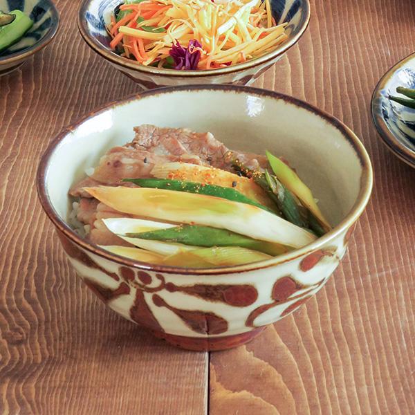 どんぶり 15cm 高ハマ 琉球カラクサ 和食器 丼ぶり 丼 麺鉢 うどん鉢