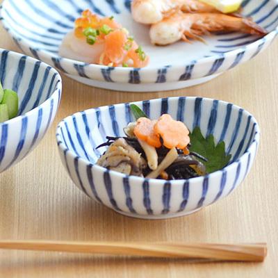 小鉢 和食器 染付け ダミ十草 3.5寸鉢 煮物鉢 取り鉢 取り皿 ボウル