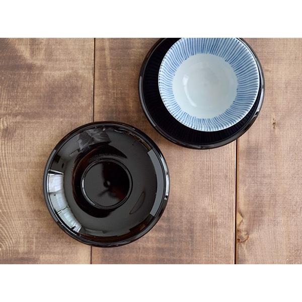 茶托 丸型12cm 黒【メール便対象】 茶たく ちゃたく コースター 茶器