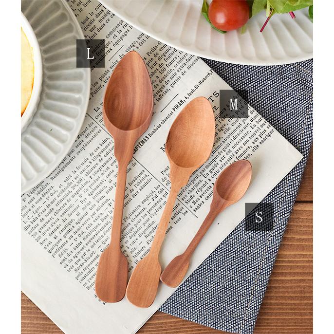 木製スプーン 4本セット　未使用　木工作家　食事匙 木製スプーン 4本セット 未使用 木工作家 食事匙 【公式通販】