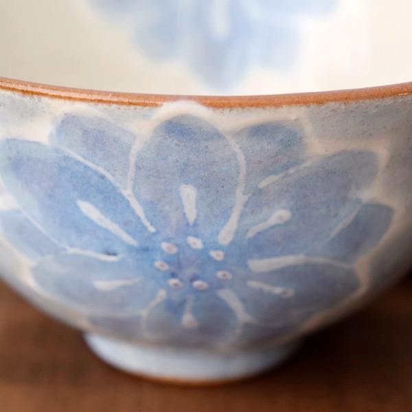 お茶碗 淡彩花 手描き一珍和食器 お茶わん ご飯茶碗 飯碗 ライスボウル