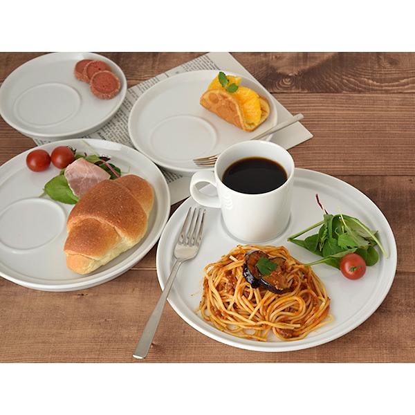 CAFEプレート 25cm ホワイト プレート お皿 ワンプレート ランチ CAFEプレート 25cm ホワイト プレート お皿 ワンプレート ランチ