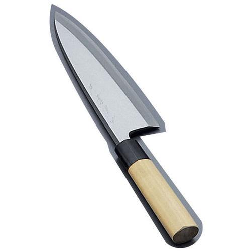 魅了 堺實光 柄部/水牛柄 刃身/白鋼二号 業務用 日本製 和庖丁(出刃) 18cm17534 出刃(片刃) 上作 その他包丁、ナイフ
