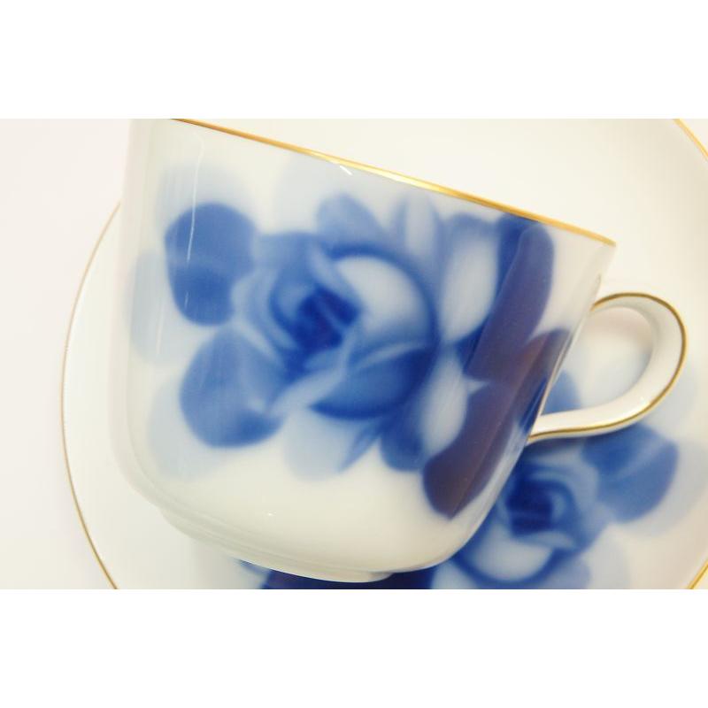 大倉陶園 ブルーローズ モーニング碗皿 : 食器のみつはた - 通販