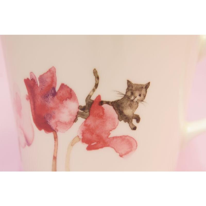 いわさきちひろ　シクラメンと猫　マグカップ |  | 01