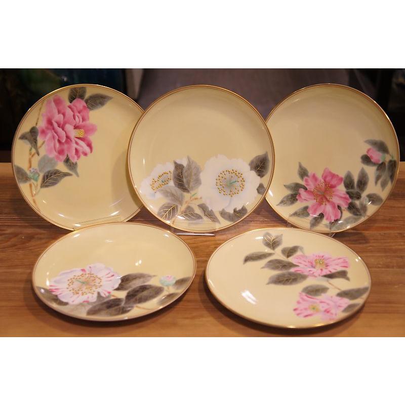 ナルミ 「スタジオ・アート」 絵変わり椿皿揃 : 食器のみつはた - 通販