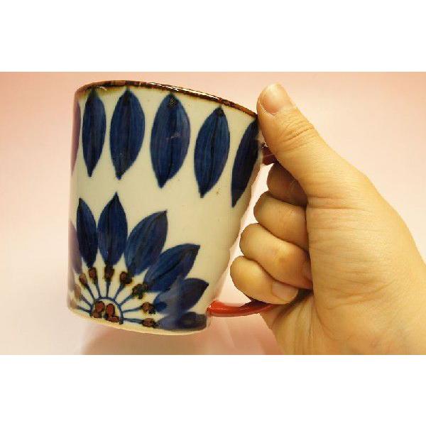 【在庫限り】ブルーフラワー　マグカップ（ビックマグ） |  | 03