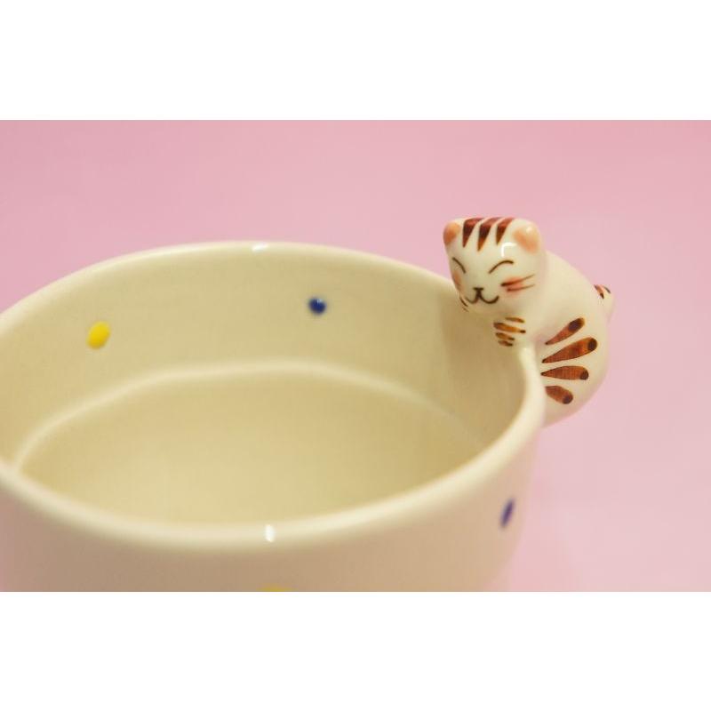 ドット猫（ドットねこ）湯呑み |  | 01