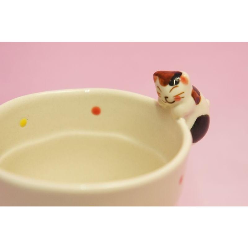 ドット猫（ドットねこ）湯呑み |  | 02