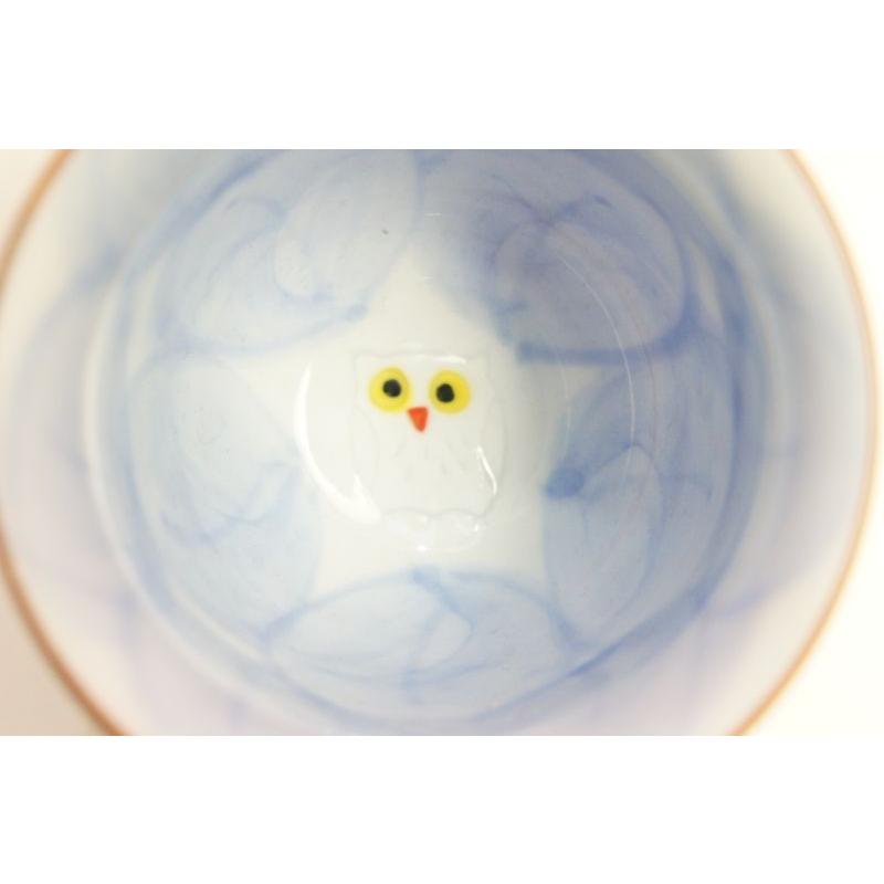 木の葉ふくろう　湯呑み（赤・小） |  | 01
