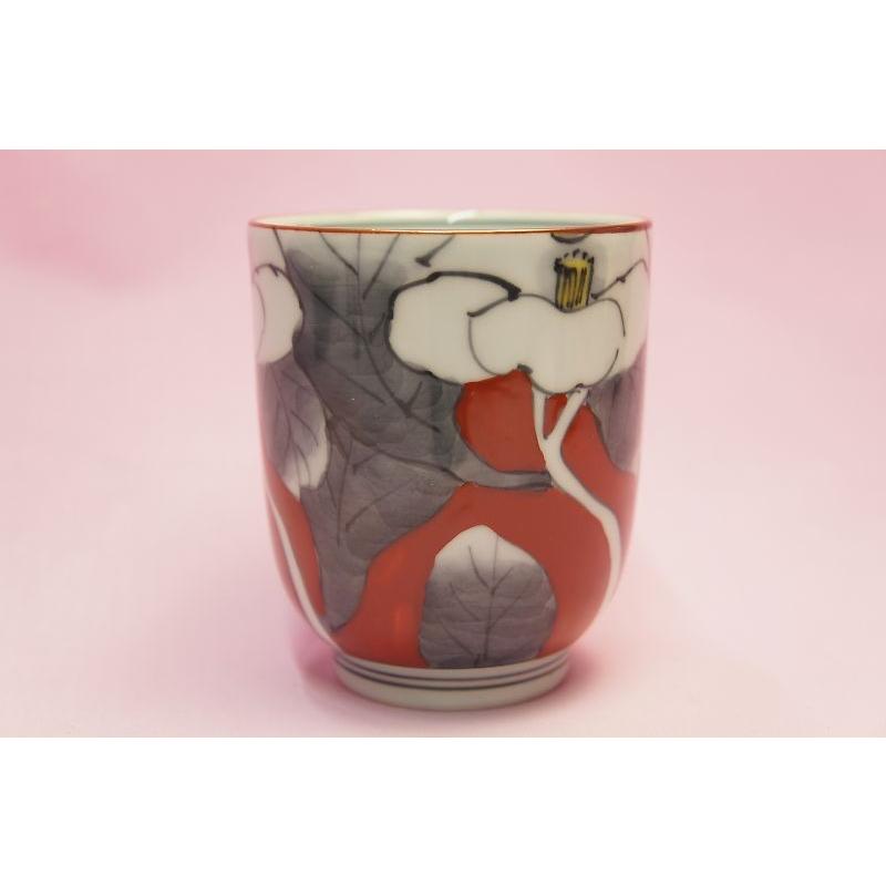 赤絵山茶花　湯呑み |  | 01