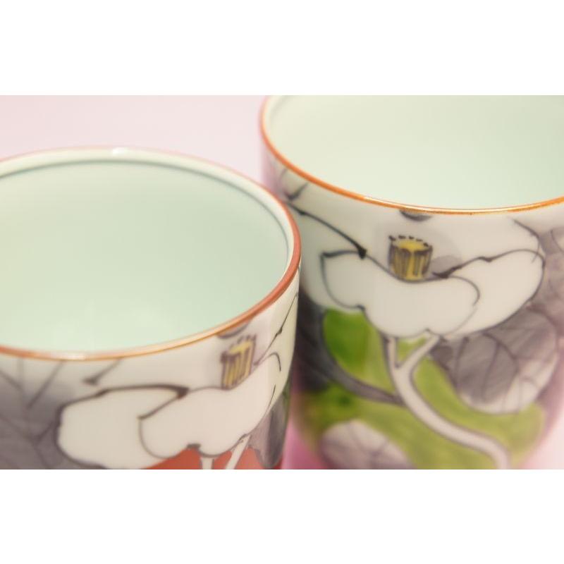 赤絵山茶花　湯呑み |  | 03