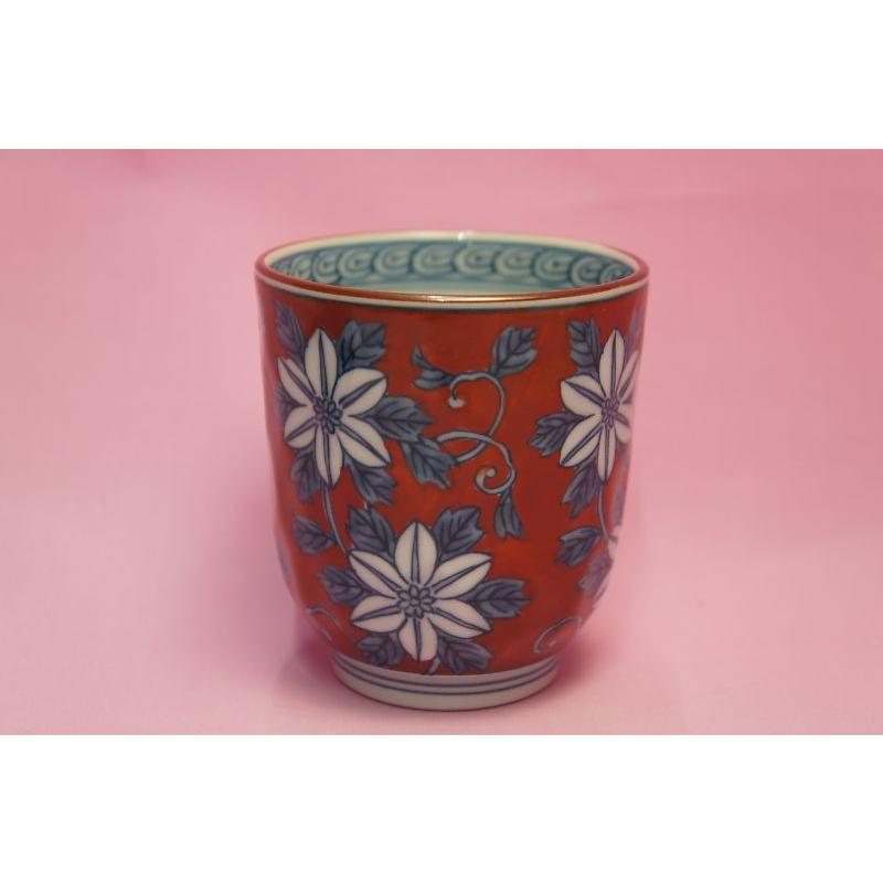 錦濃鉄仙花(鉄線花)　湯呑み |  | 02