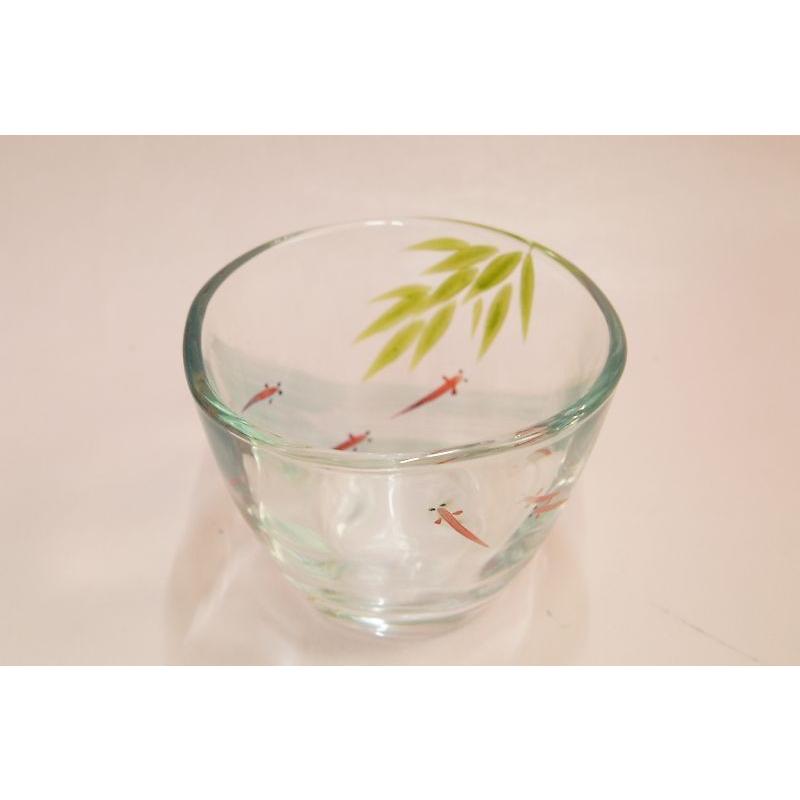 メダカ　ガラスぐい呑み | 