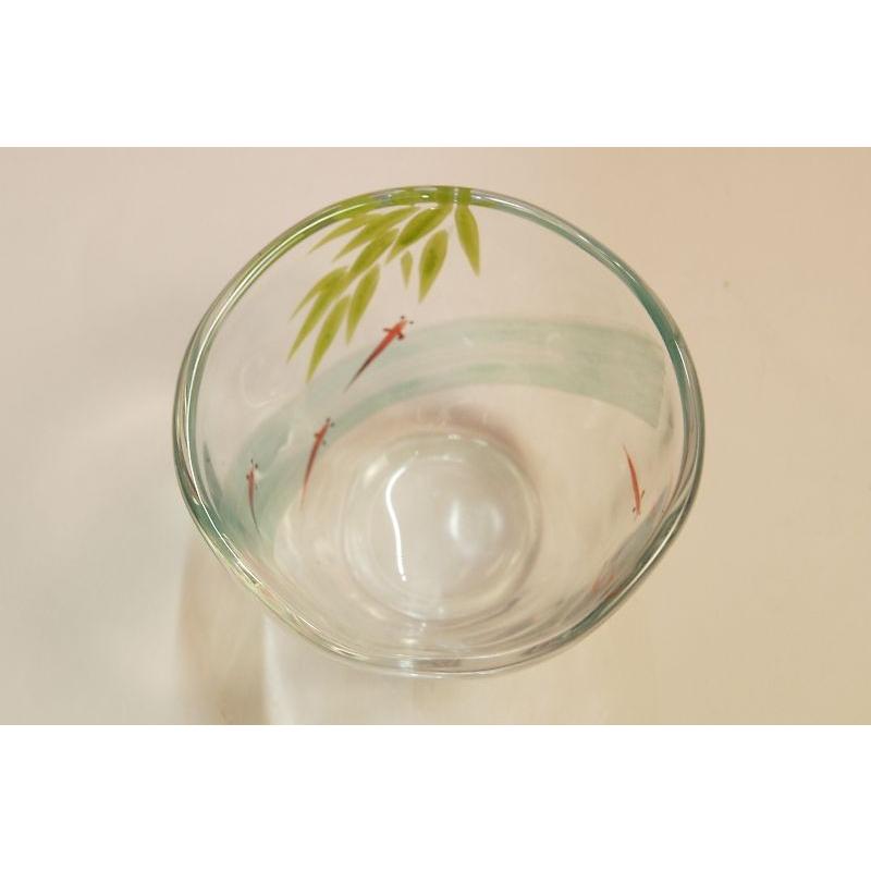 メダカ　ガラスぐい呑み |  | 01