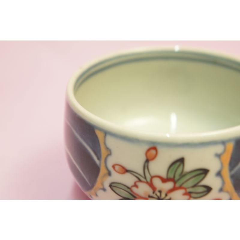 六代 佐藤走波 染錦草花文 湯呑み揃 : 食器のみつはた - 通販 - Yahoo