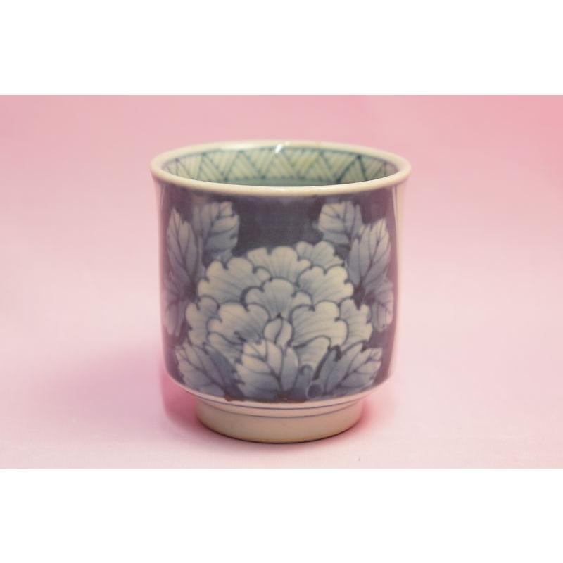 有田六代佐藤走波作 染錦椿草花紋湯呑揃 楽天市場】