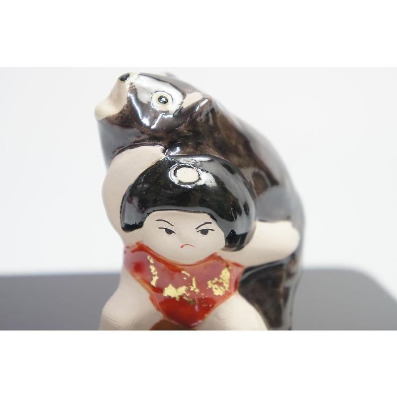 端午の節句飾り　熊に金太郎の画像