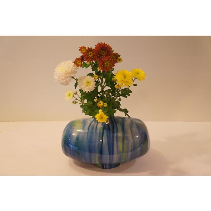 彩釉　花器（青） | 