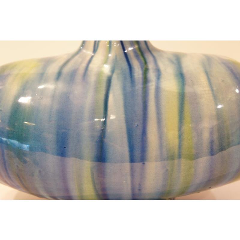 彩釉　花器（青） |  | 03