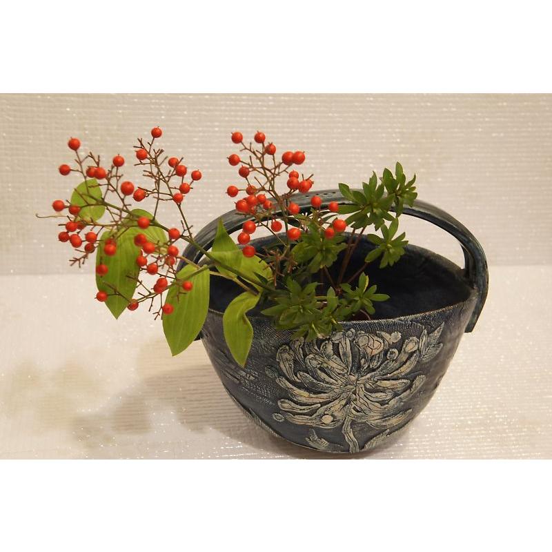 花布目　手付き花生 |  | 04