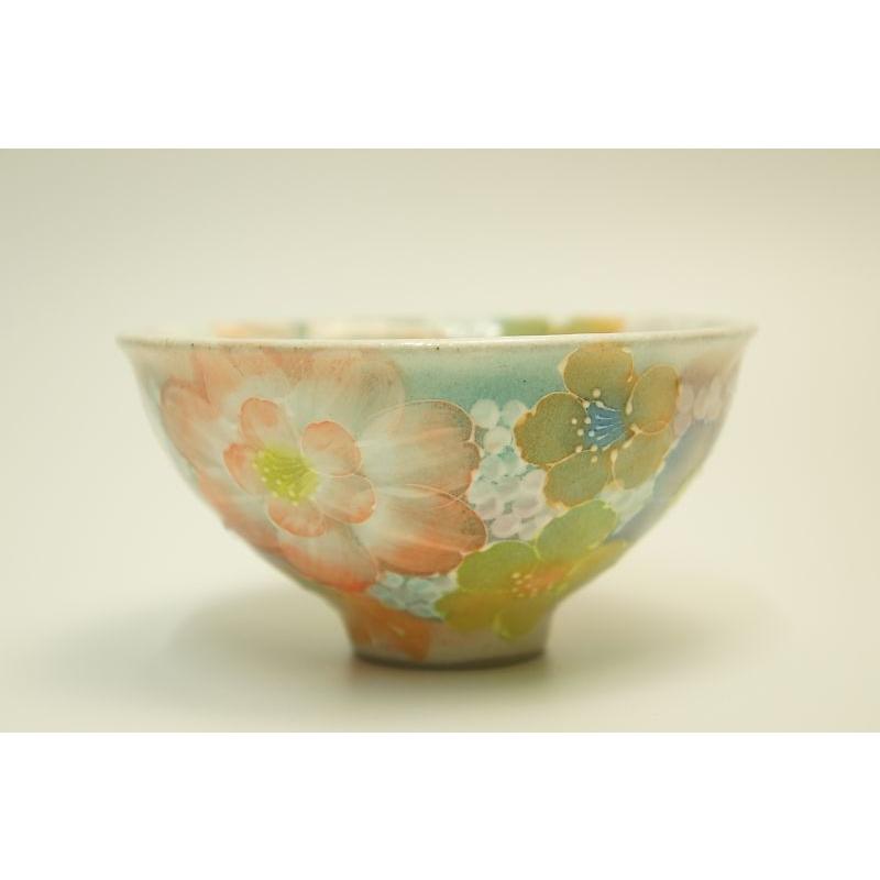 ゆずりは　色彩輪花　飯碗 |  | 01