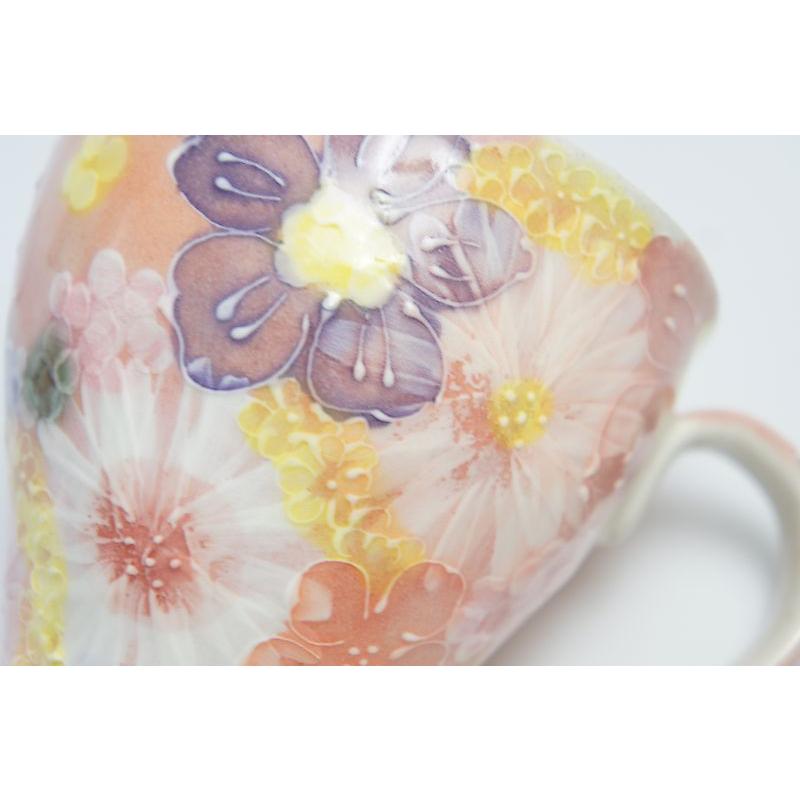 ゆずりは　紅彩花間取　マグカップ |  | 03
