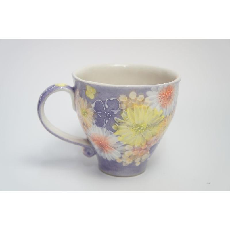 ゆずりは　紫花景色　マグカップ |  | 01