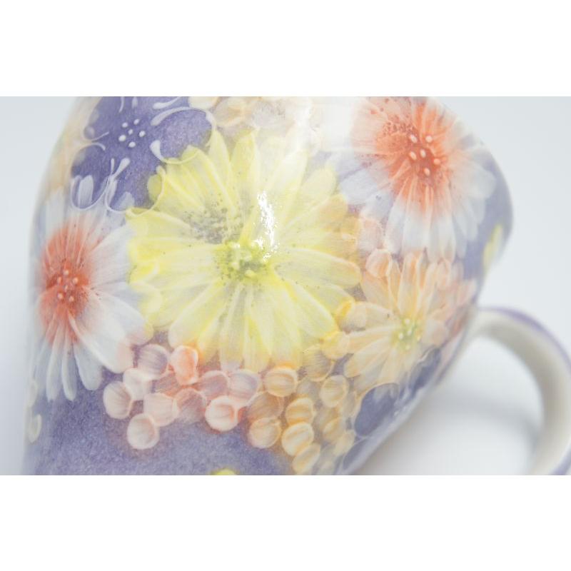 ゆずりは　紫花景色　マグカップ |  | 03