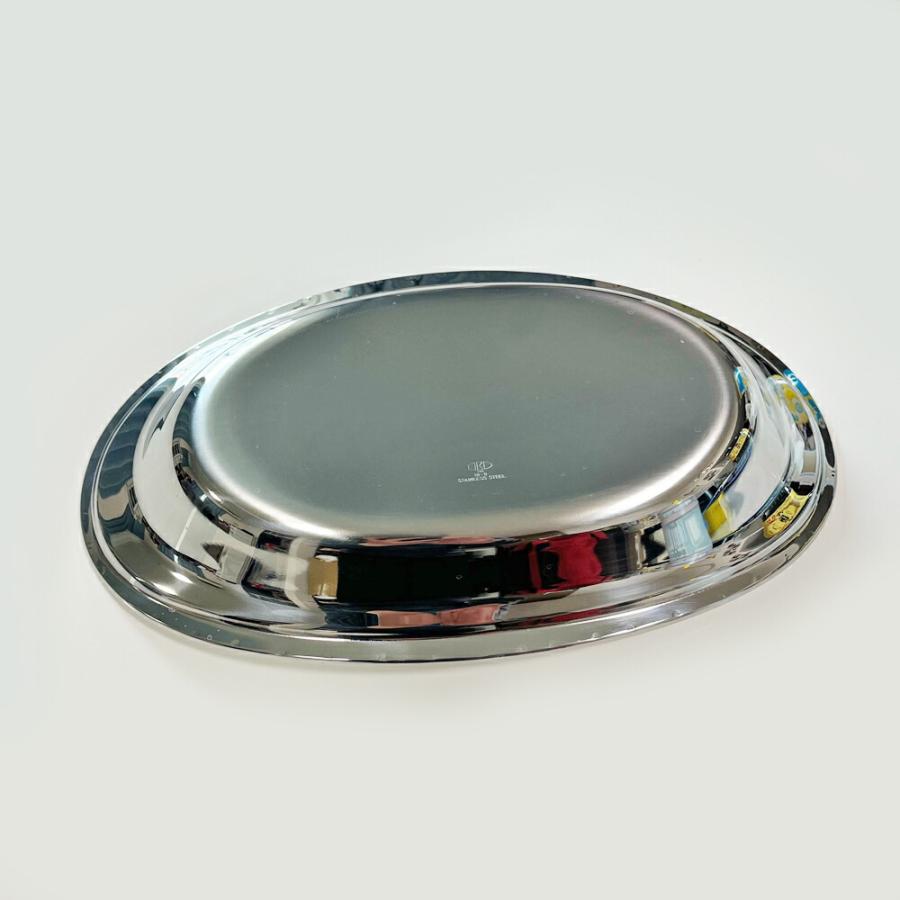 イケダ IKD 18-8ステンレス カレー皿 大 日本製 ステンレス 食器 イケダ IKD 18-8ステンレス カレー皿 大 日本製 ステンレス 食器