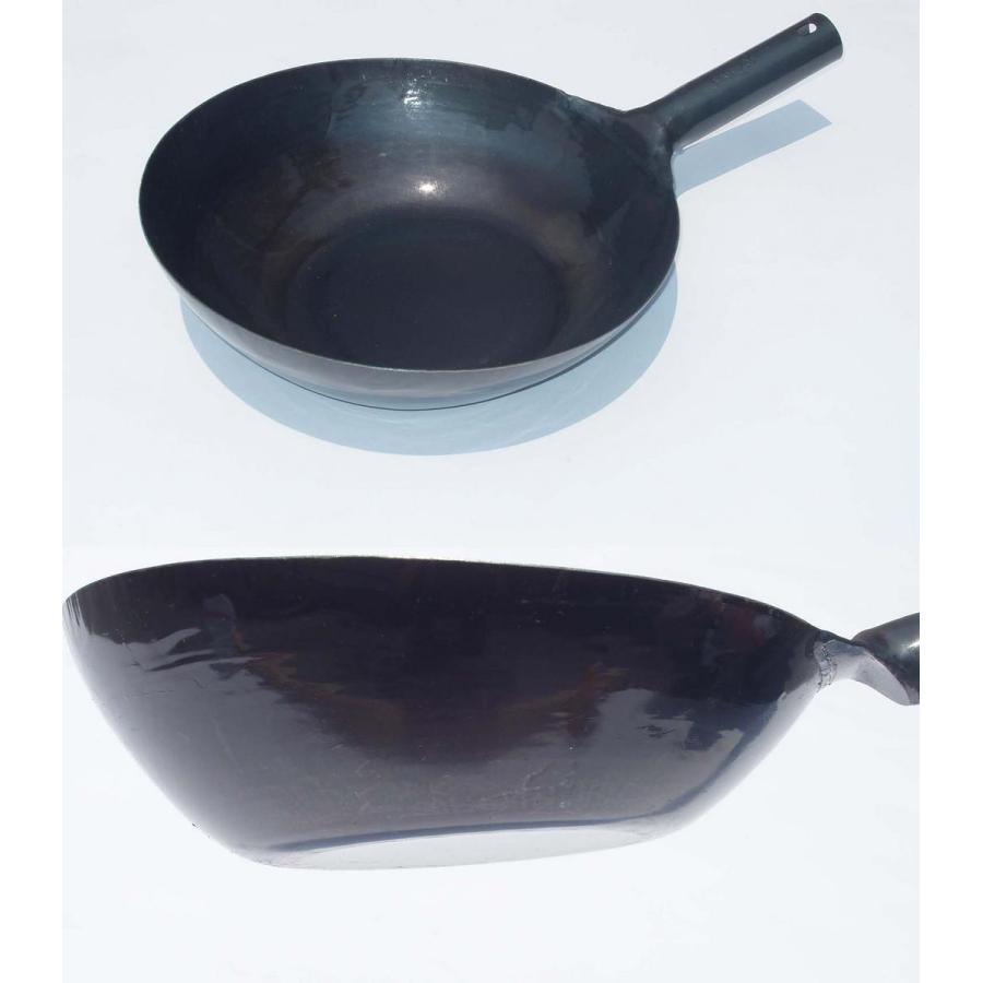 山田工業所 調理電磁器 IH対応 鉄 打出 片手 1.6mm 中華鍋 30cm 山田工業所 調理電磁器 IH対応 鉄 打出 片手 1.6mm 中華鍋 30cm