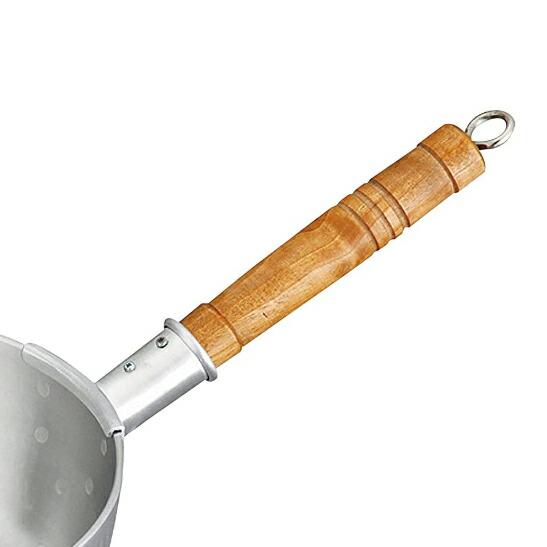 中尾アルミ 極厚 両口打出厚板深型雪平鍋 21cm 日本製 アルミ片手鍋