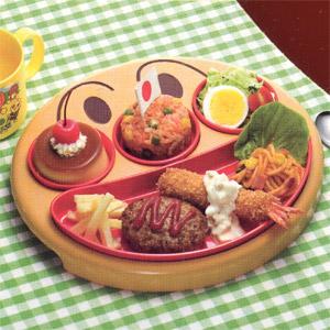 LEC（レック） T-264 アンパンマンフェイス お子様ランチプレート 食器