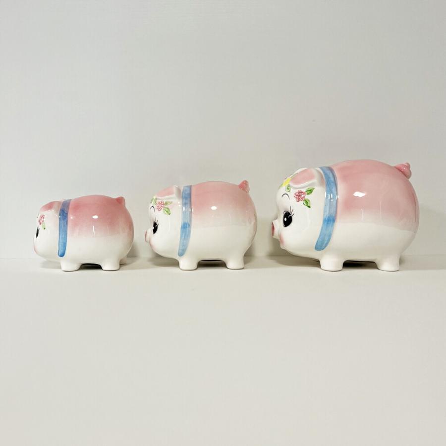 ぶた貯金箱 (中) 日本製 陶器 コイン入れ 500円玉貯金 可愛い ぶた貯金箱 (中) 日本製 陶器 コイン入れ 500円玉貯金 可愛い