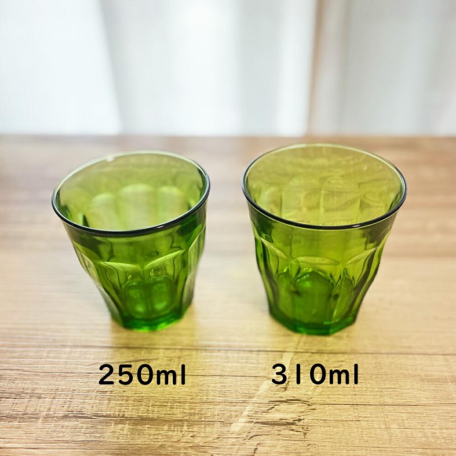 DURALEX デュラレックス カップ ＆ ソーサー 6客セット グリーン DURALEX（デュラレックス） 6個販売 ピカルディー 310ml グリーン 全面