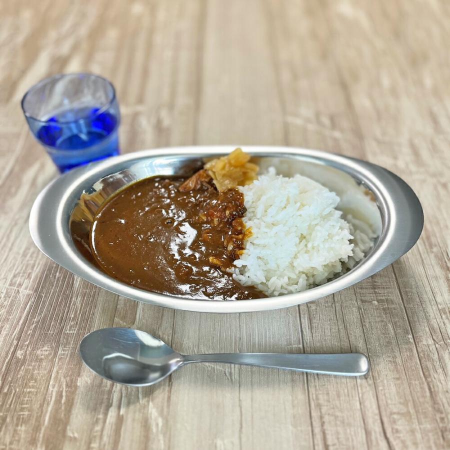 カツカレーセット 小 楕円皿+カツカレースプーン 日本製 カツカレーセット 小 楕円皿+カツカレースプーン 日本製