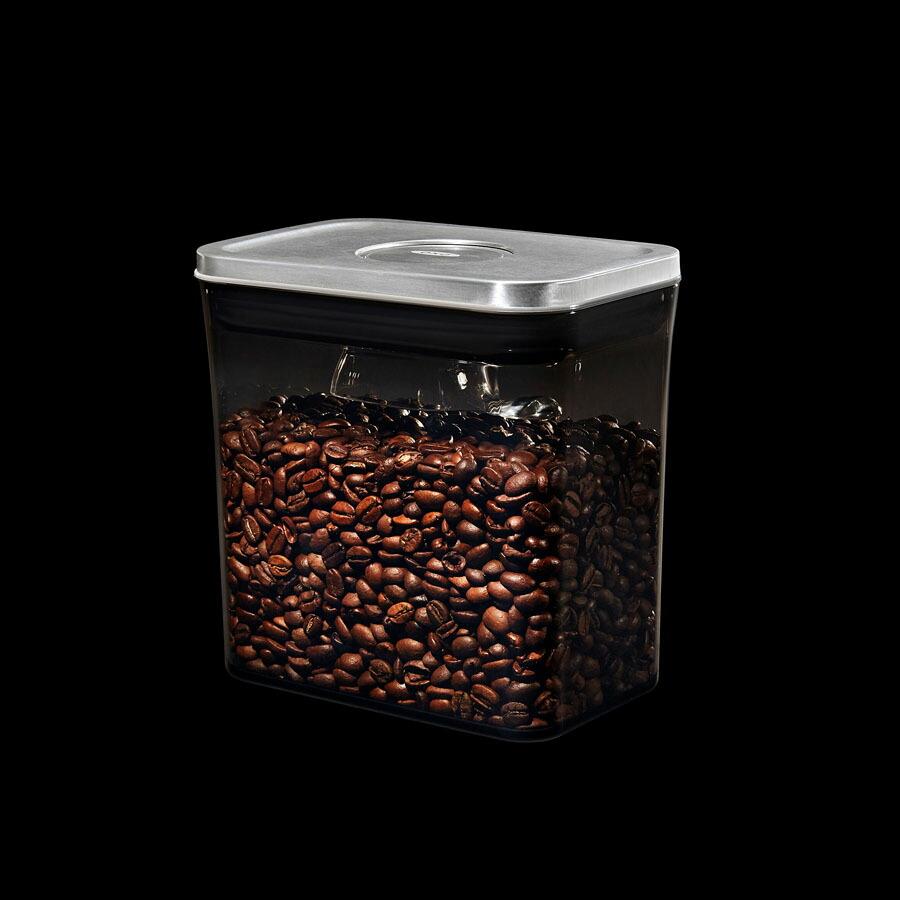 美品】OXO オクソー コーヒー&ティーポップコンテナ レクタングル食品保存容器 OXO（オクソー） コーヒー＆ティーポップコンテナ レクタングル
