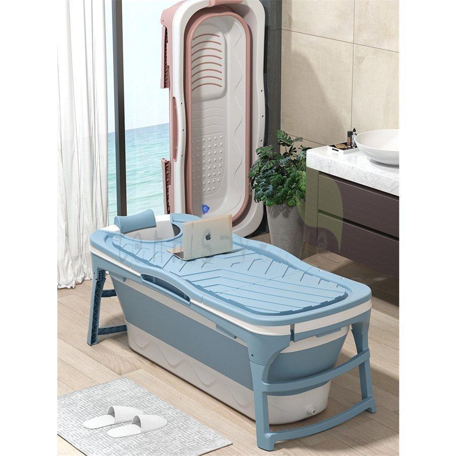 折り畳み式浴槽 子供用 大人用 家庭用大型浴槽 厚手 新作 自宅 プール 入浴 簡易浴槽 収納簡単 - 5
