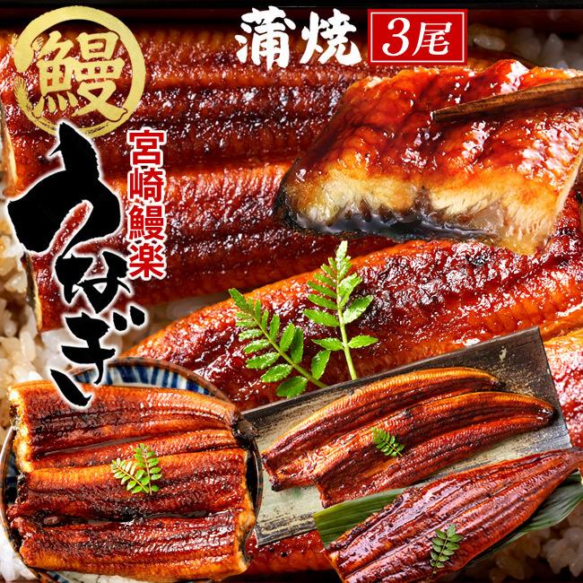 鰻 うなぎ 国産 ウナギ 蒲焼き 3尾セット 計4g 九州宮崎産 鰻楽 かば焼き お取り寄せグルメ 通販 人気 送料無料 お中元 ギフト 3 5 食コレ Japan Food 通販 Yahoo ショッピング