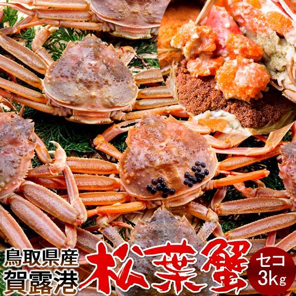 香箱がに せこ蟹 セイコガニ［大］3kg 活がに 活き 子持ち 生 新物 メス 親蟹 せこがに せいこ蟹 香箱蟹 鳥取県産［お歳暮 2023 ギフト 御歳暮］
